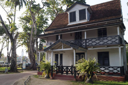 Maison typique de Paramaribo de l’époque hollandaise